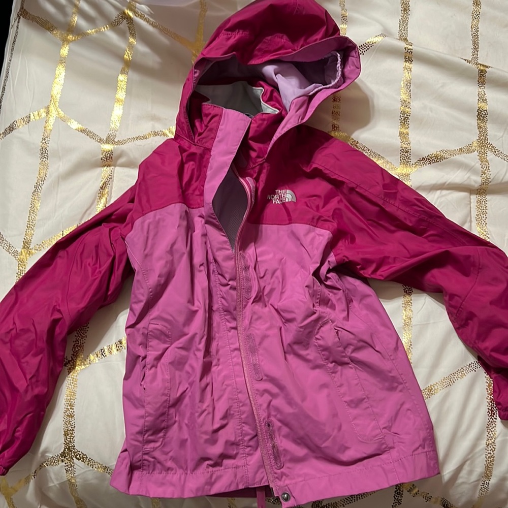 North face girls rain jacket